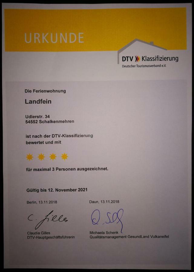 Ferienwohnung Landfein Schalkenmehren Exterior foto